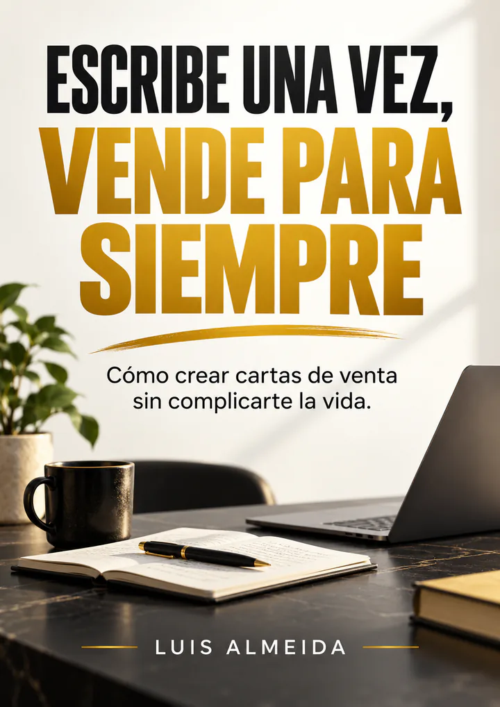 Escribe una vez, vende para siempre. Cómo crear cartas de ventas sin complicarte la vida. Luis Almeida.